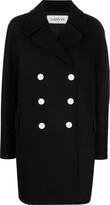 Double-Breasted Wool Coat 
