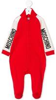 Thumbnail for your product : Moschino Kids logo sleeve print pajama
