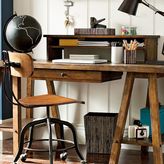 Thumbnail for your product : PBteen 4504 Emerson Sawhorse Desk + Hutch