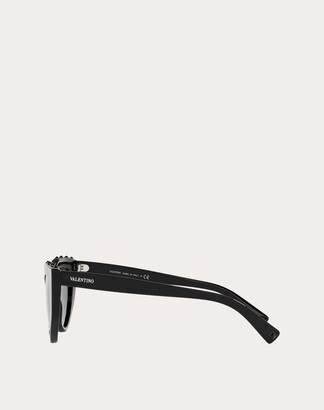 Valentino Cat-eye Acetate Sunglasses With Studs
