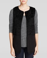 Thumbnail for your product : Calvin Klein Faux Persian Lamb Fur Vest