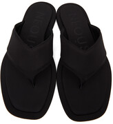 Thumbnail for your product : Neous Black Nylon Lanke Flat Sandals