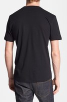 Thumbnail for your product : Topman Faux Crocodile Leather Panel T-Shirt