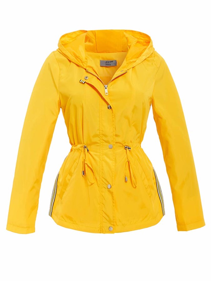 SS7 New Womens Showerproof Raincoat Sizes 8 to 16 Yellow 