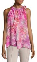 Thumbnail for your product : Elie Tahari Carmen Floral Silk Blouse