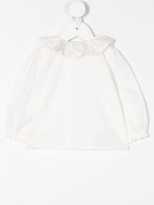 Thumbnail for your product : Christian Dior Ruffle Neck Blouse
