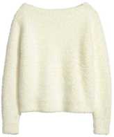 white fluffy sweater - ShopStyle
