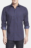 Thumbnail for your product : Bugatchi Shaped Fit Check Sport Shirt