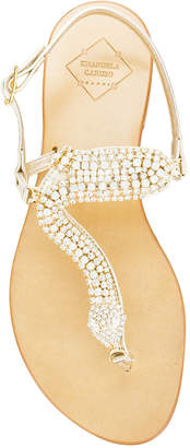 Emanuela Caruso Serpente crystal embellished sandals