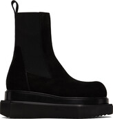 Thumbnail for your product : Rick Owens Black Beatle Turbo Cyclops Boots