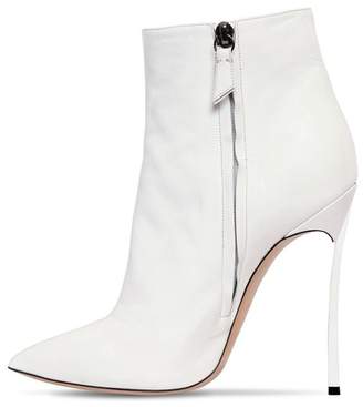 Casadei 120mm Blade Patent Leather Ankle Boots
