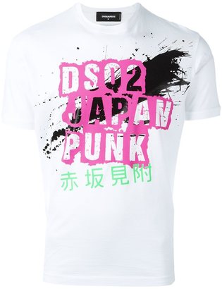 DSQUARED2 'Japan Punk' splatter T-shirt - men - Cotton - M
