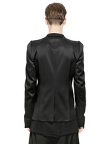 Thumbnail for your product : Julius Stretch Viscose & Wool Blend Jacket