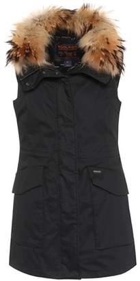 Woolrich Fur-trimmed vest