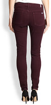 Thumbnail for your product : 7 For All Mankind Mid-Rise Skinny Brushed Sateen Jeans