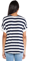 Thumbnail for your product : Ella Moss Isla Stripe Back Tee