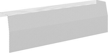 Baseboarders Premium Rust-Resistant Galvanized Steel Easy Slip-On Baseboard Heater Cover ONLY – White | Endcaps Sold Separately