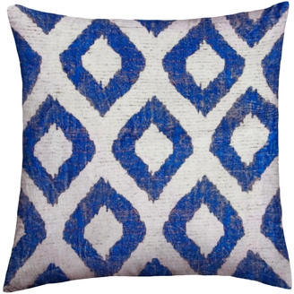 Found Object Ikat Square Pillow