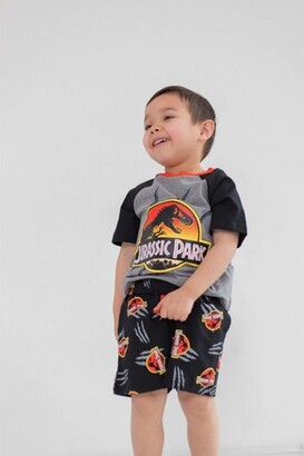 Jurassic World Jurassic Park Little Boys Graphic T-Shirt French Terry  Shorts Outfit Set Logo /Black - ShopStyle