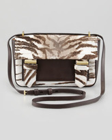 Thumbnail for your product : Reed Krakoff Academy Tiger-Print Calf Hair Crossbody Bag