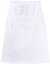 Thumbnail for your product : FEDERICA TOSI Belted Denim Skirt