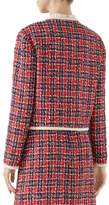 Thumbnail for your product : Gucci Long-Sleeve Tweed Four-Pocket Jacket