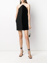 Thumbnail for your product : David Koma Halterneck Two-Tone Dress