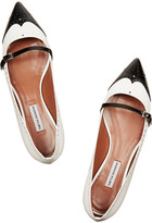Thumbnail for your product : Tabitha Simmons Belfy glossed-leather point-toe flats