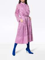 Thumbnail for your product : Tibi high neck lace midi dress