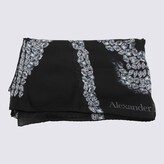 Thumbnail for your product : Alexander McQueen Black Silk Scarf