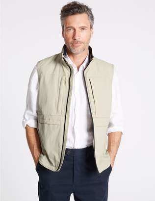 Marks and Spencer Multi Pocket Gilet with Stormwear