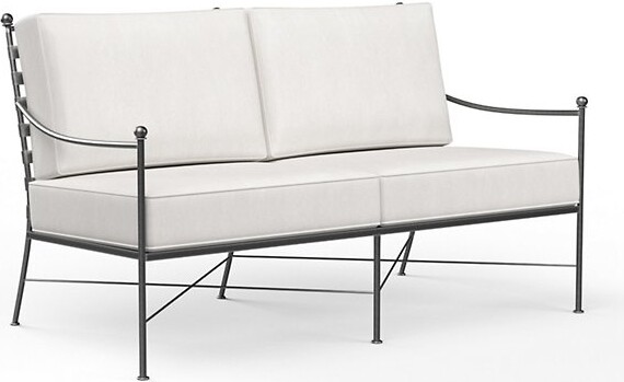 Sunset West Provence Outdoor Loveseat in White