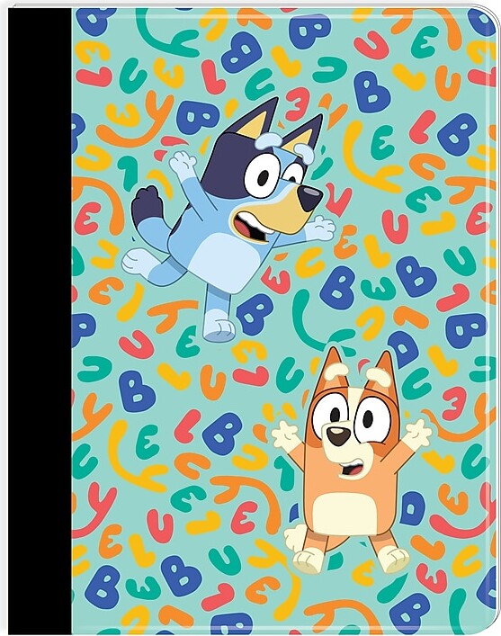Innovative Designs Bluey Composition Notebooks, 7.5" x 9.75", Wide Ruled, 100 Sheets, Multicolored (717096BLU-SA)