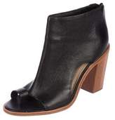 Thumbnail for your product : Loeffler Randall Leather Cutout Boots Black Leather Cutout Boots