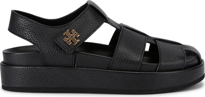 Tory Burch Leather Kira Fisherman Sandals