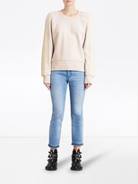 Thumbnail for your product : Burberry Cable Knit Detail Sweatshirt