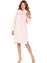 Thumbnail for your product : Miss Elaine Long Sleeve Short Fleece Robe