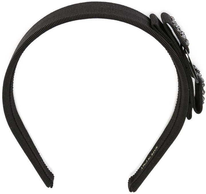 Ferragamo Embellished Bow Headband - ShopStyle Hair Accessories