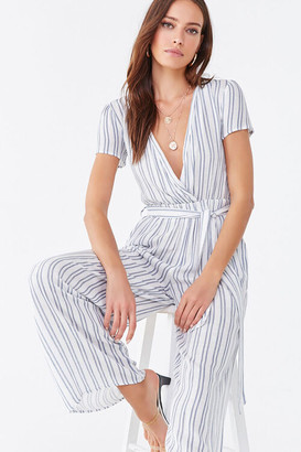 pink and blue striped jumpsuit