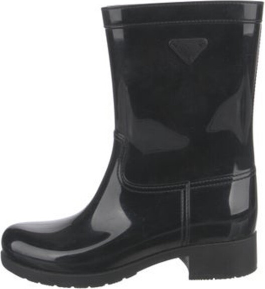 Prada Linea Rossa Rubber Rain Boots - ShopStyle