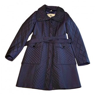 burberry purple coat