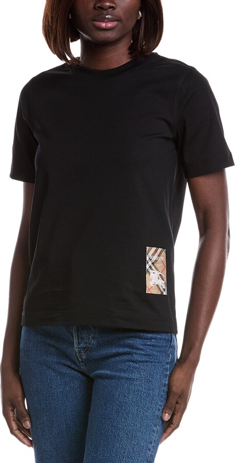 Burberry Check Patch T-Shirt