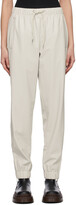 Thumbnail for your product : Rains Off-White Drawstring Lounge Pants