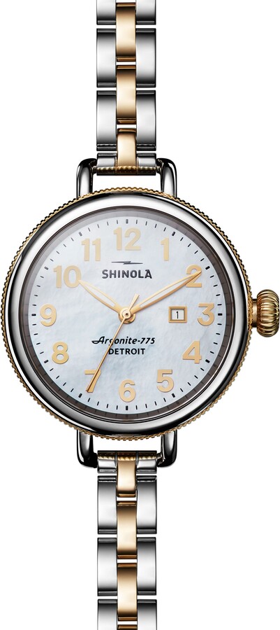 Shinola 'The Birdy' Bracelet Watch 34mm