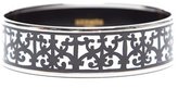 Thumbnail for your product : Hermes Pre-Owned Black and White Wide GM Bracelet