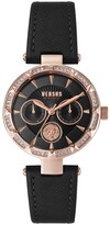 Thumbnail for your product : Versus Versace Versus by Versace Women's Sertie Black Leather Strap Watch 36mm