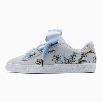 Puma Suede Heart Floral Women's Sneakers - ShopStyle