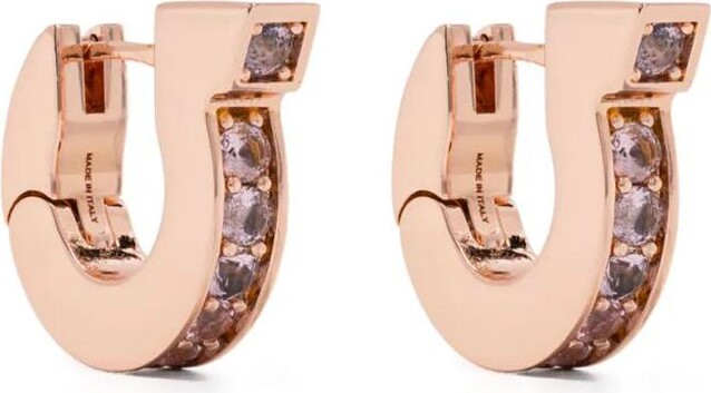 Ferragamo Gancini Crystals Earrings Accessories