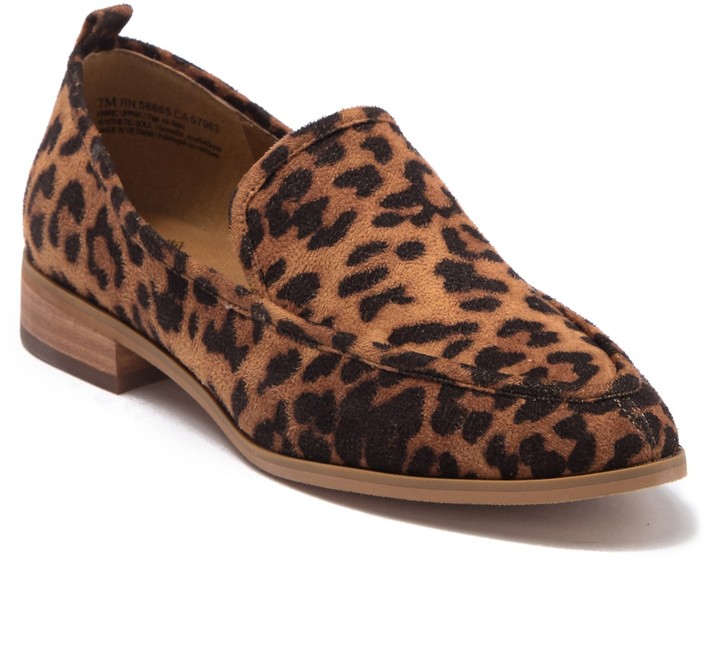 Susina Kellen Leopard Print Loafer - Wide Width Available - ShopStyle Flats