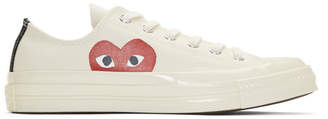 Comme des Garcons Play Play Off-White Converse Edition Chuck Taylor All-Star 70 Sneakers
